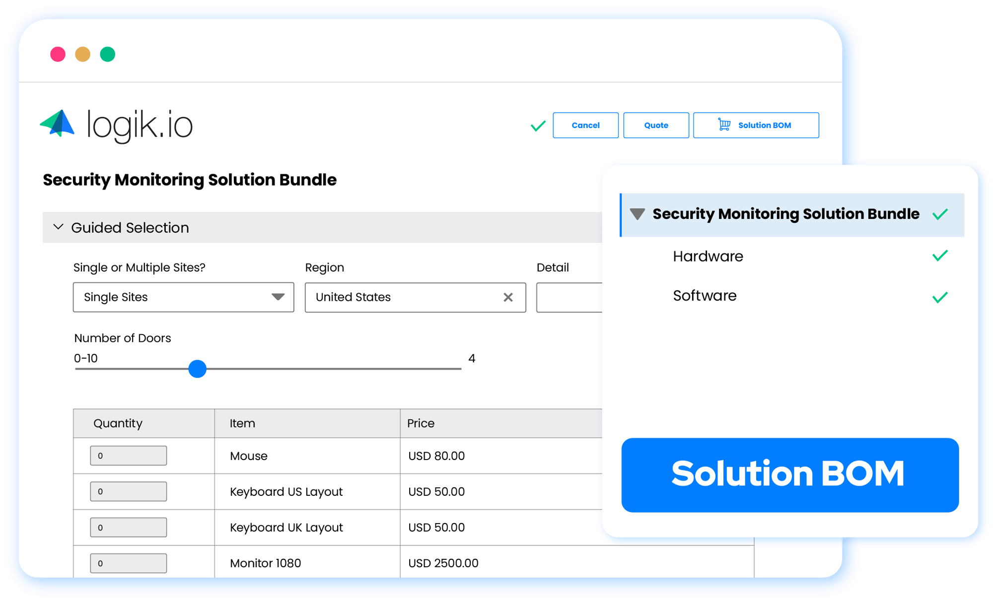 Solution Configuration Software